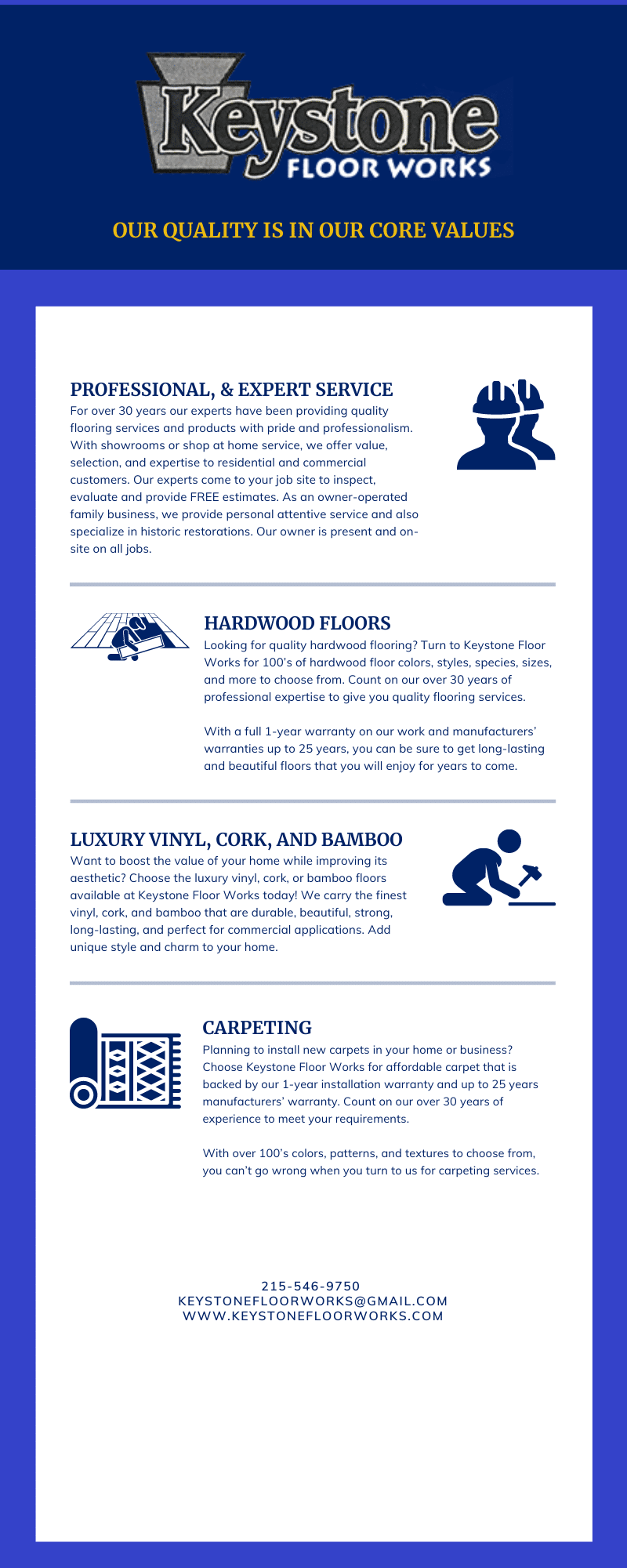 Our Quality is in Our Core Values! 1
